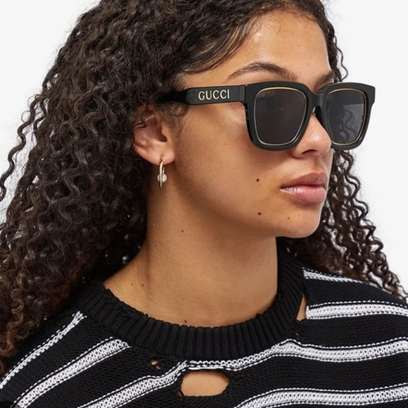 NEW!!! GUCCI Sunglasses GG1136SA 001 Authentic - Picture 1 of 12